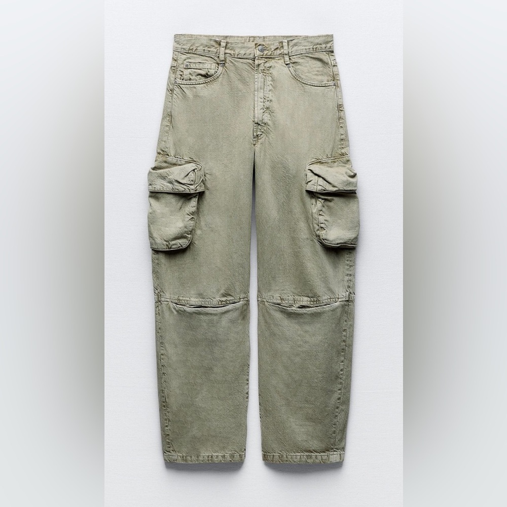 ZARA Cargo Jeans Size 4/New w/Tags